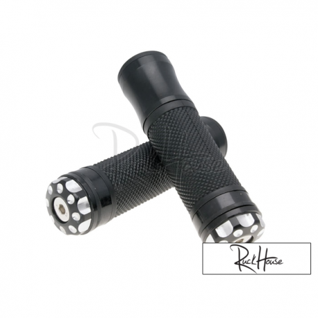 Handlebar Grips CNC Diamond Black
