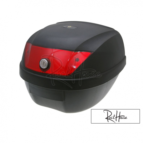 Top Case 28L with lock Black/Red