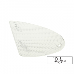 Left front indicator light lens transparent (SR50 Minarelli)