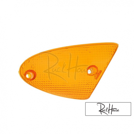 Right front indicator light lens Amber (SR50 Minarelli)