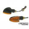 (2X) Indicator Light Black / Orange