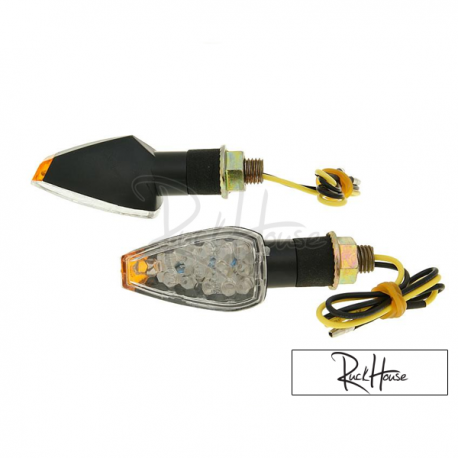 (2X) Indicator Light Led New Century Black