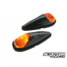 (2X) Indicator Light Str8 Raindrop Carbon